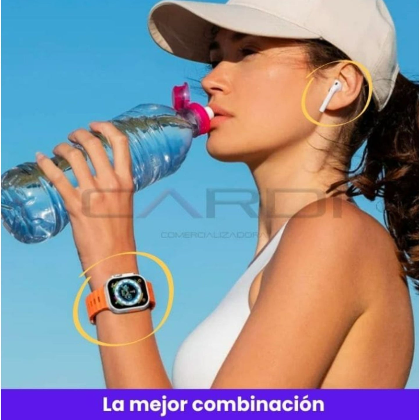 🔥 ÚLTIMAS UNIDADES COMBO SMARTWATCH + AIRPODS + CARGADOR X8 – ¡OFERTA IMPERDIBLE! 🔥