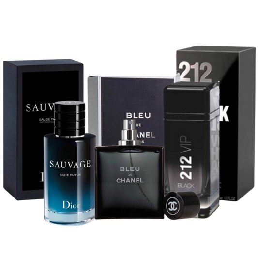 Kit X3 Perfumes Hombre – La Exclusividad en Tres Fragancias Premium