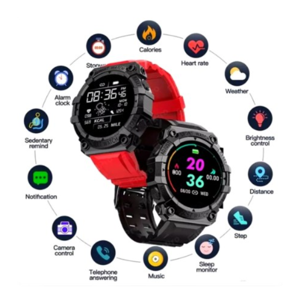 Combo Smartwatch FD68 + Accesorios – Tecnología y Estilo en un Solo Pack